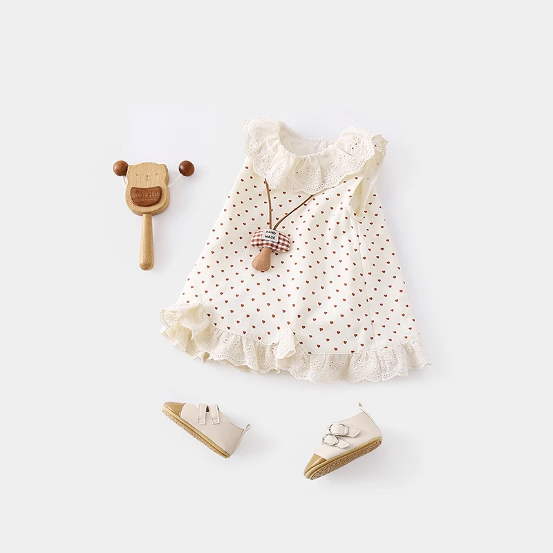 夏季小蘑菇包屁裙哈衣新生夏天宝宝婴儿儿童爬服幼儿公主女宝无袖