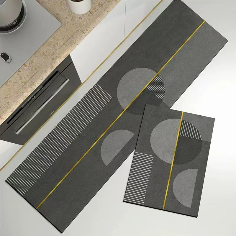 厨房套装【160*50+80*50】大号门口垫入户进门垫卧室耐脏吸水脚垫