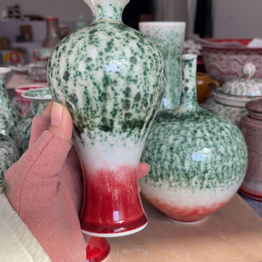 景德镇原矿陶瓷 花瓶