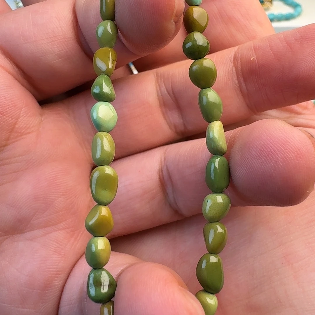 未镶嵌绿松石手串5mm
