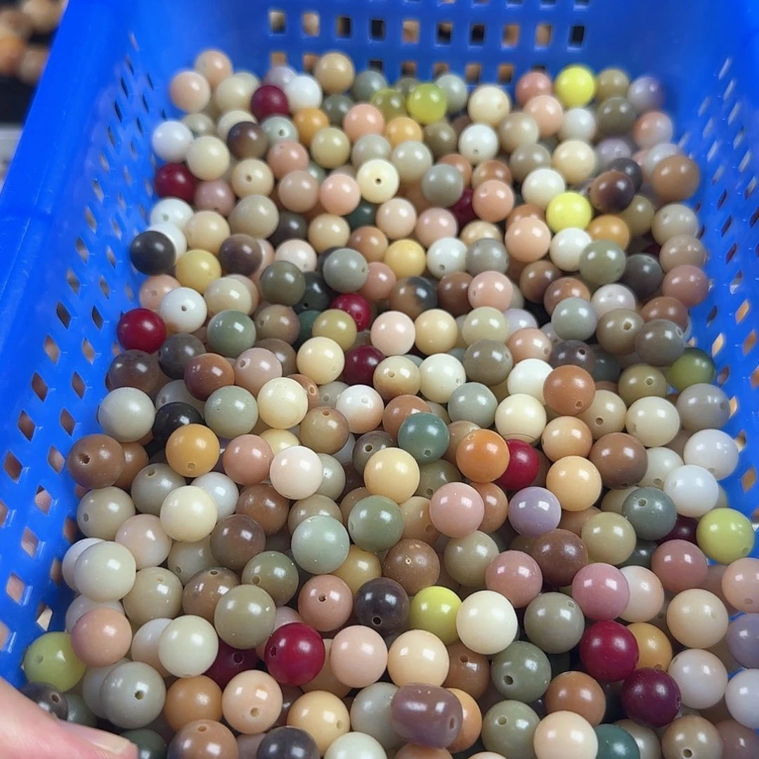 菩提根/象牙果手串消***虹卡12圆100颗➕100颗
