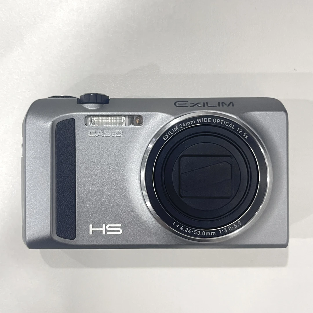 95新 Casio/卡西欧 ZR400灰色 人像奶油肌 带美颜 不支持试用