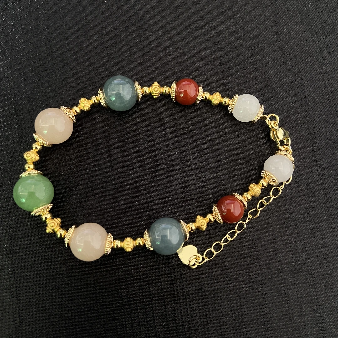 和田玉多宝手链*（多样性发一个）257