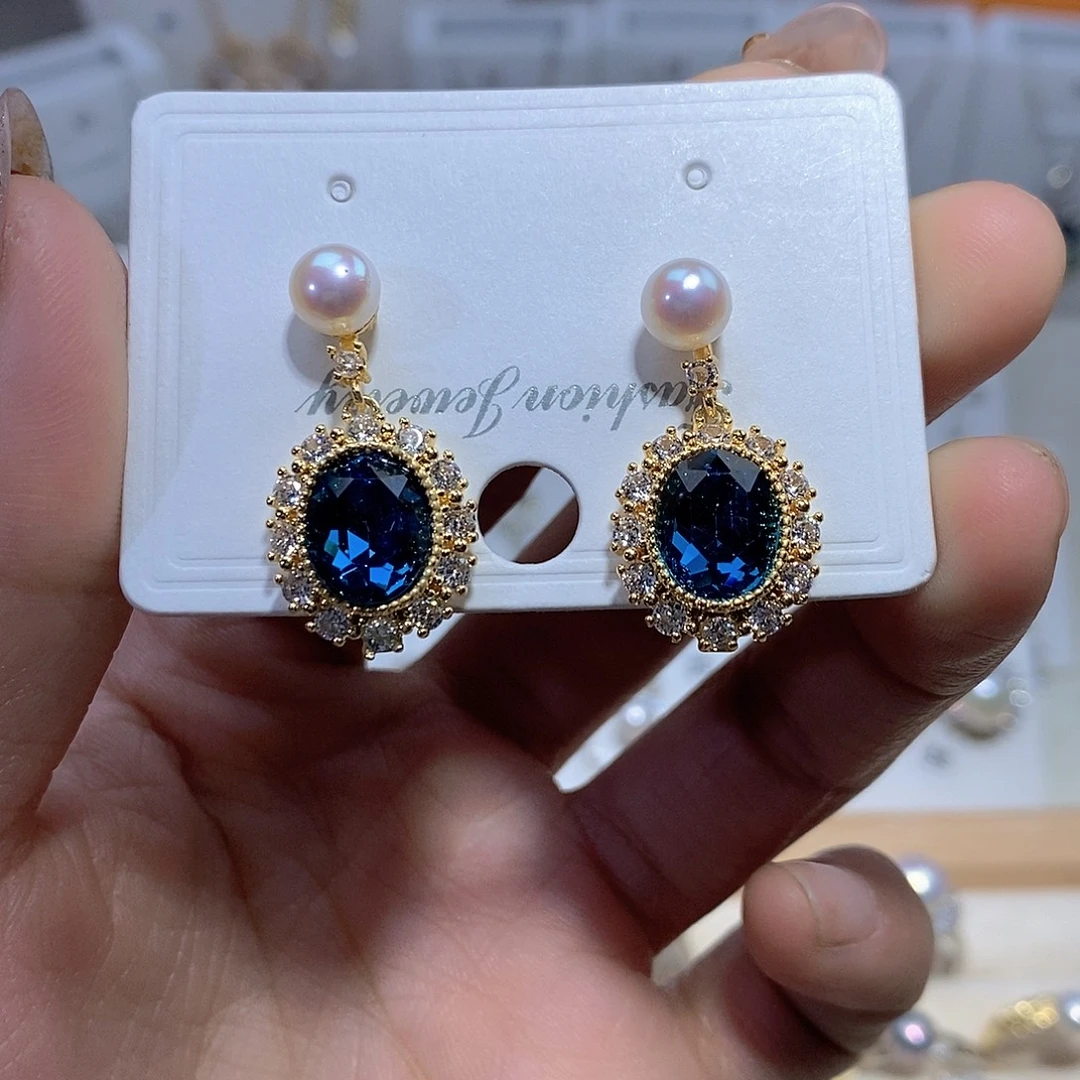 淡水珍珠耳饰未镶嵌