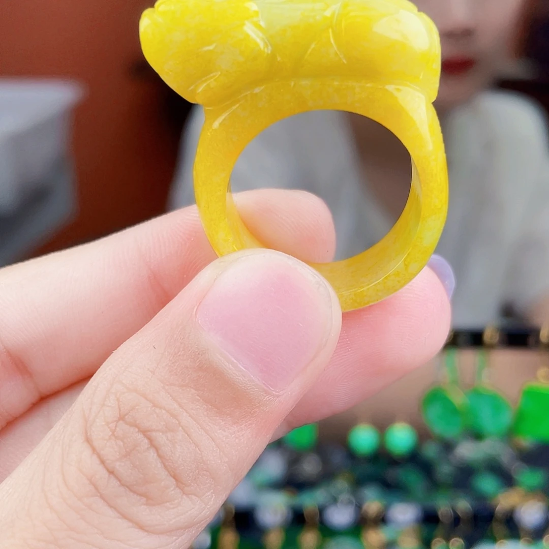翡翠未镶嵌耳饰饰品