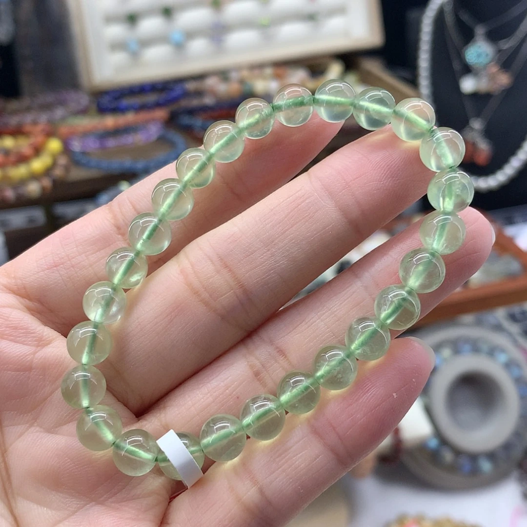 【闪购商品】葡萄石手串未镶嵌手串