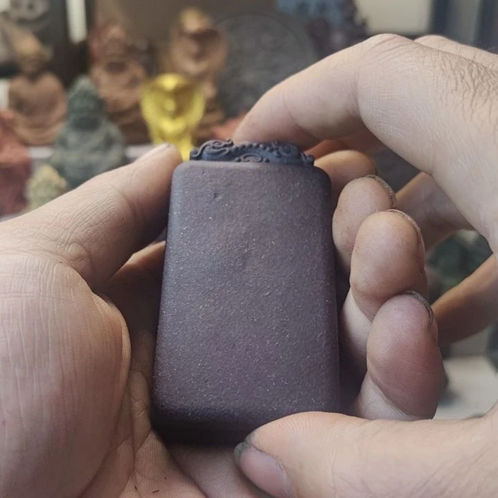 泥塑铲*官紫气东来香方无事牌两个