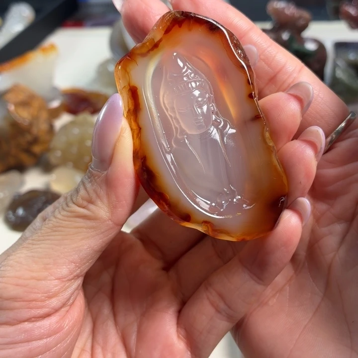 玛瑙/玉髓未镶嵌吊坠(不含链)