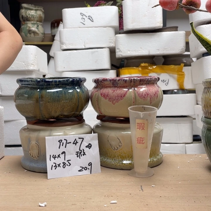 粗陶多肉花盆微瑕47