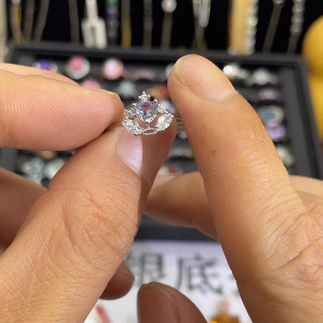 紫晶珠宝半成品未镶嵌