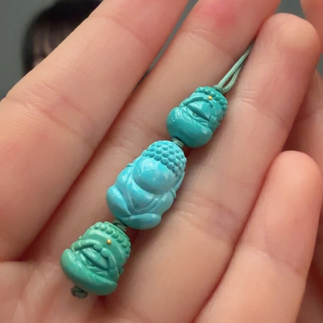 绿松石未镶嵌颈饰