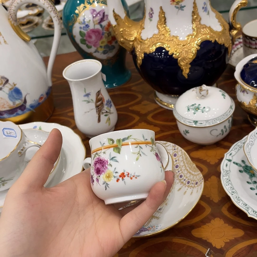 瓷片中古一等奶牛罐