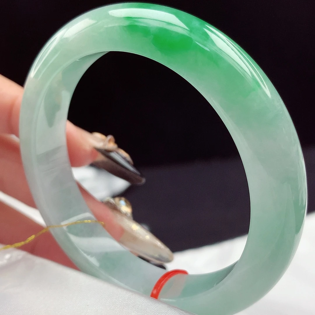 未镶嵌手镯翡翠55圈4372