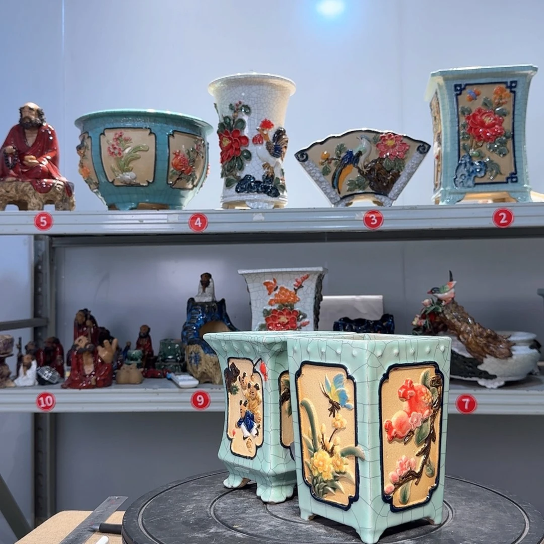 用***生精品石湾花盆高端