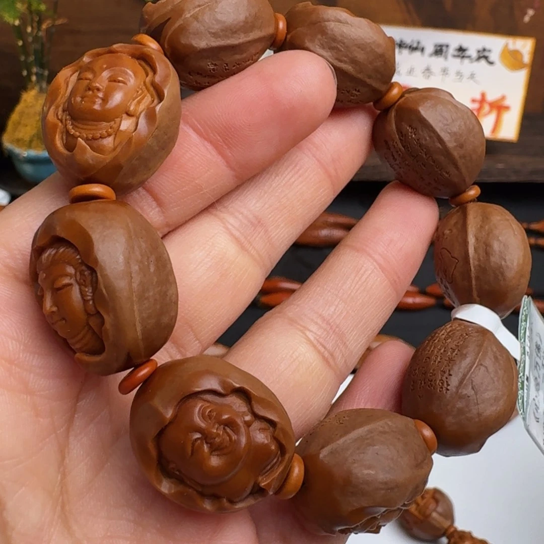 橄榄核手串/手链心经万佛