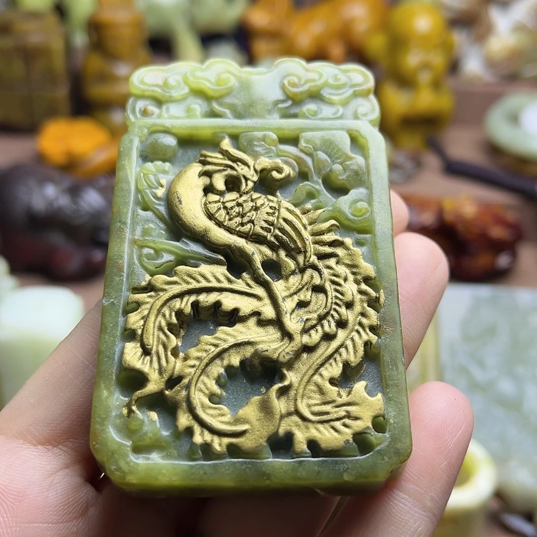 白玉菩提吊坠27。。