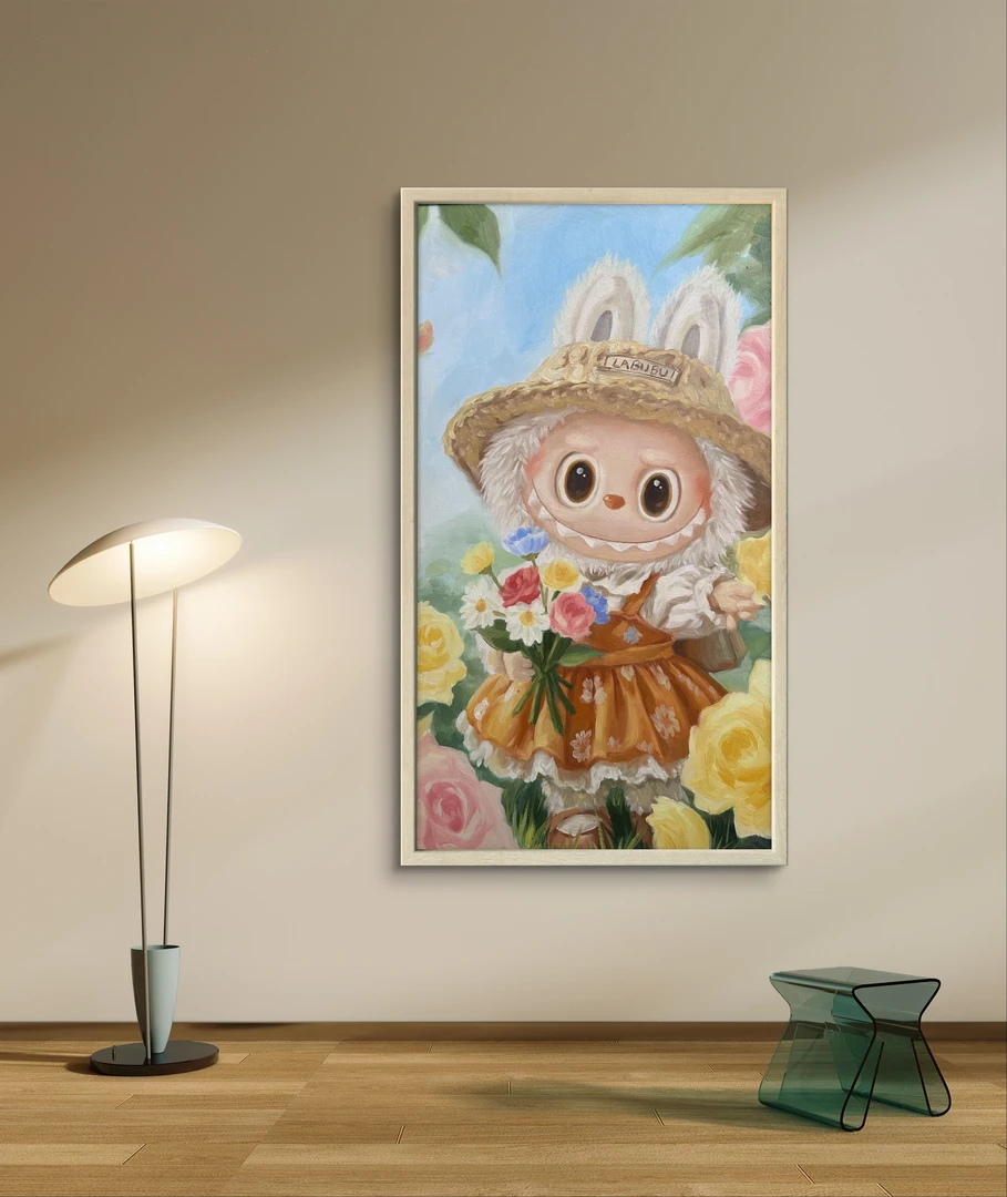 【花花世界】油画客厅沙发背景墙装饰画尺寸：40*70cm