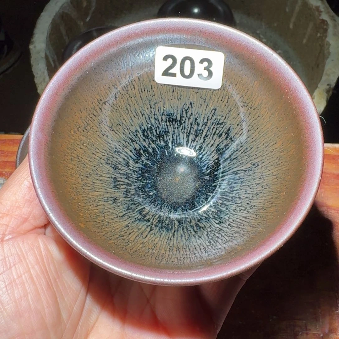 小雨茶盏，手工柴烧，