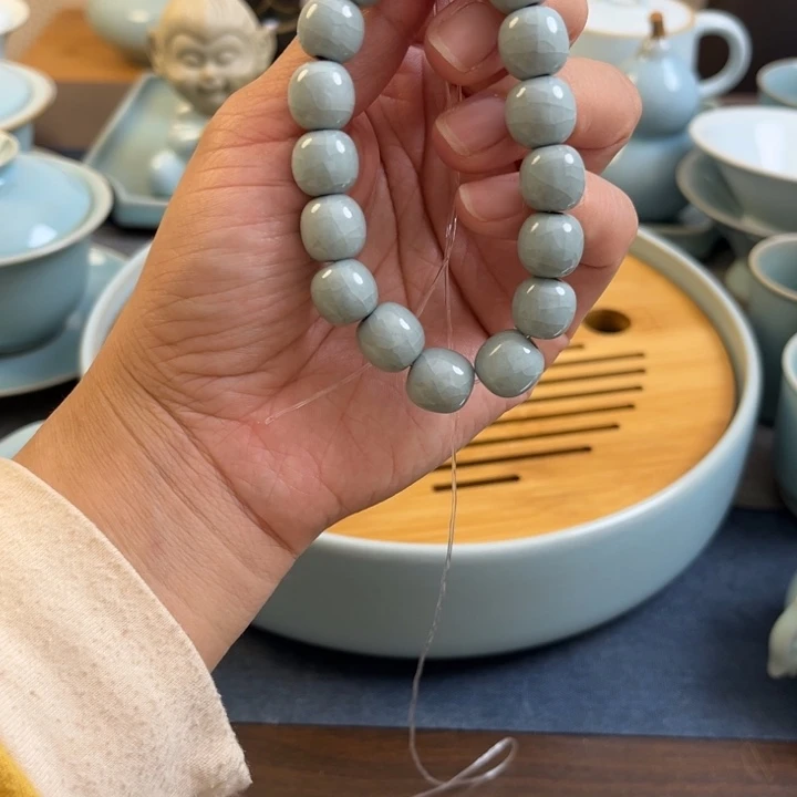天青汝瓷手串一级全品