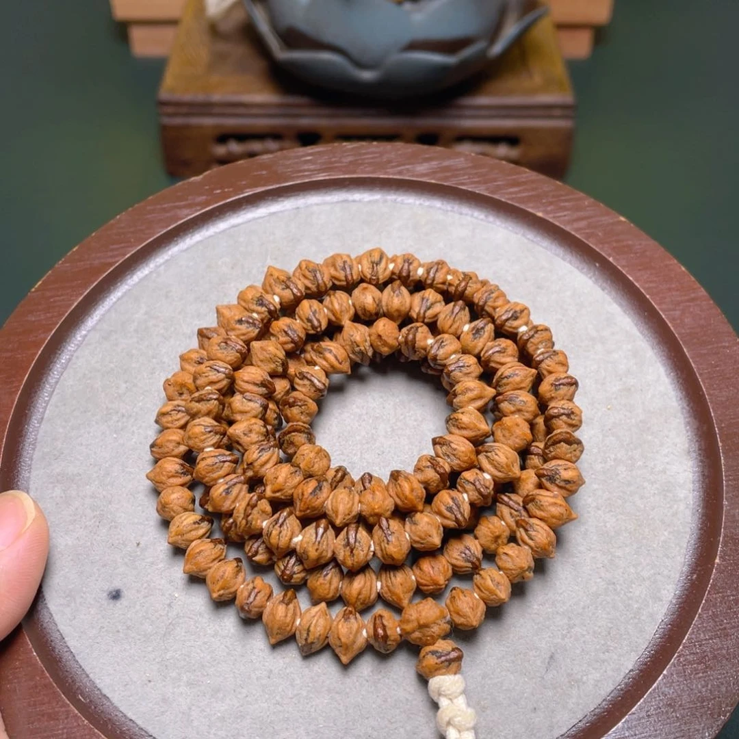 柏香籽/百香籽手串红牙横打长串