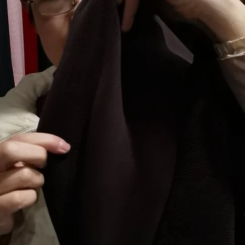 安可拉条咖啡色1.1米