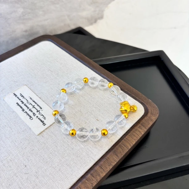 铜合金手链 黄kt透明zz手链SL1807