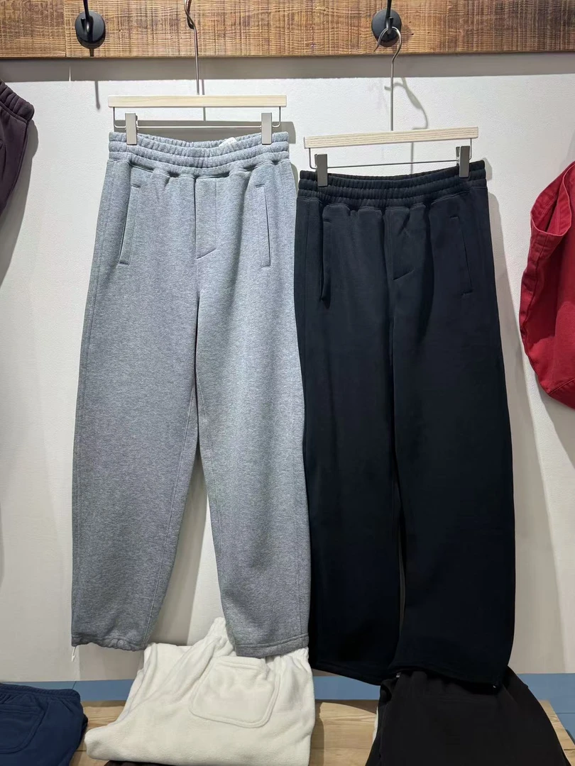 「金小姐」男款松紧腰直筒小弯刀可收脚卫裤～