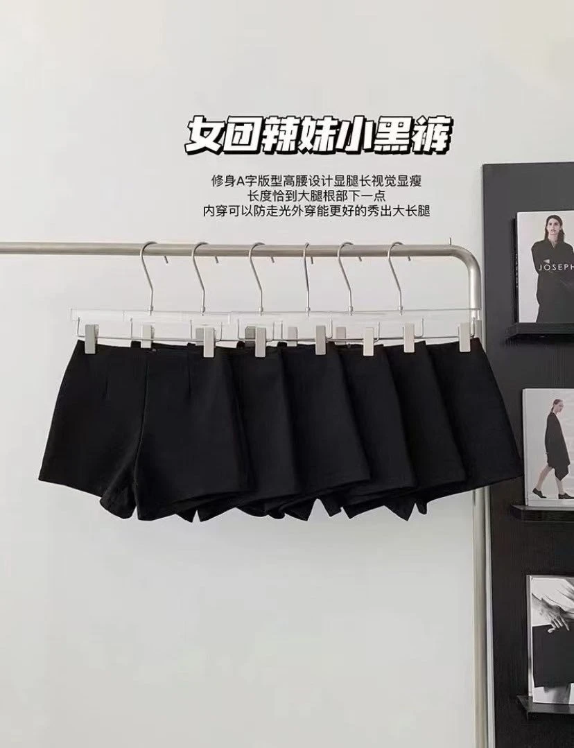 【新疆包邮】夏季新款女士辣妹小黑裤