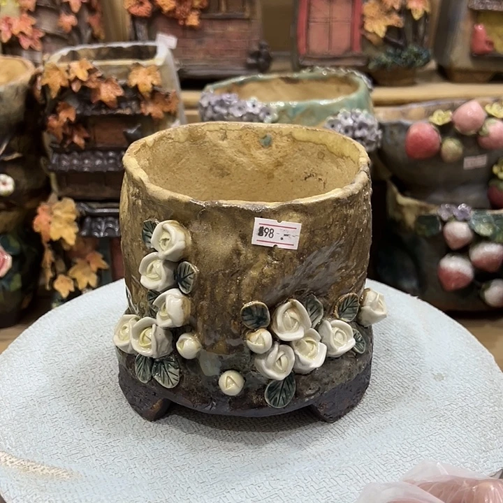 陶然多肉花盆百搭