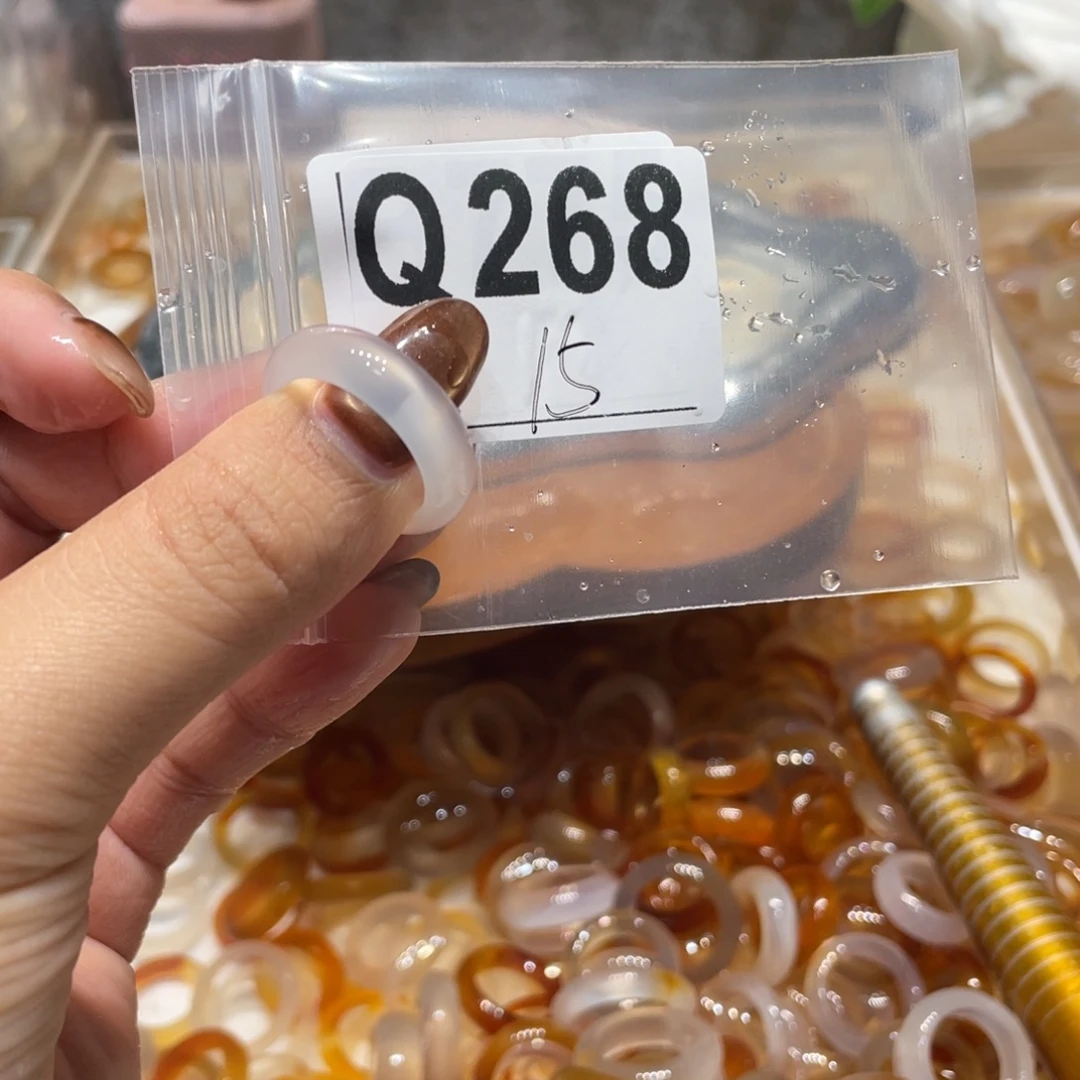 玛瑙/玉髓未镶嵌戒指268