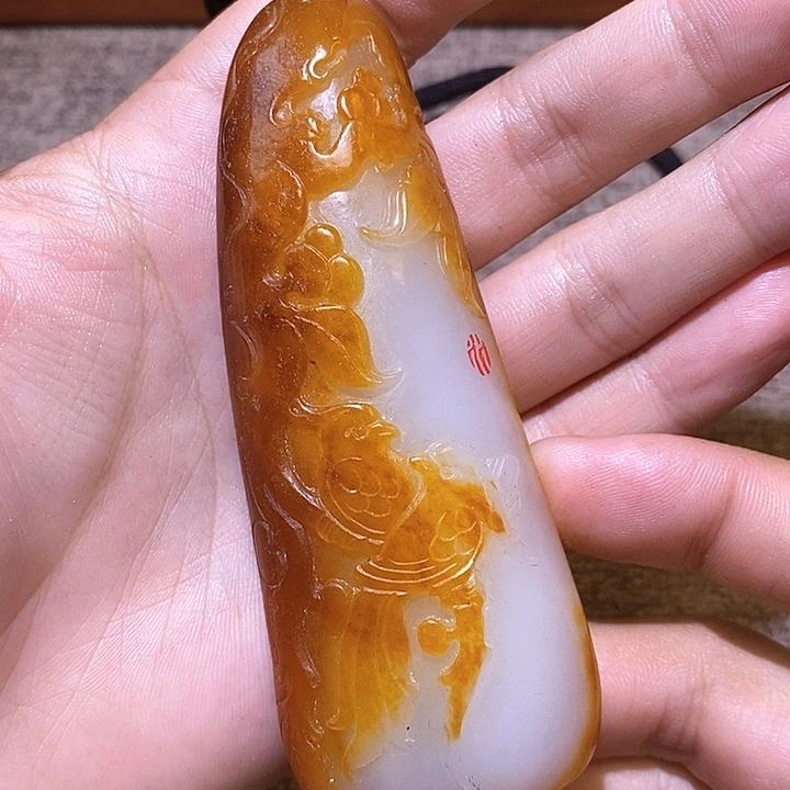 和田玉未镶嵌挂件L8