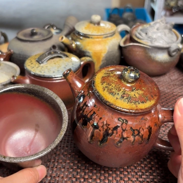 茶杯紫砂手持直杯