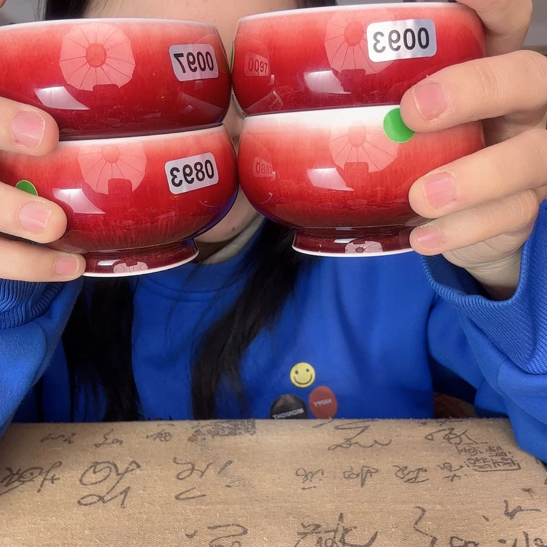 碗景德镇郎红陶瓷