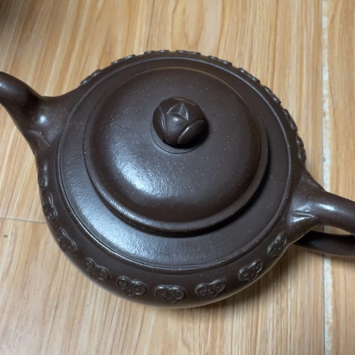 茶壶底槽青紫砂艺术作品