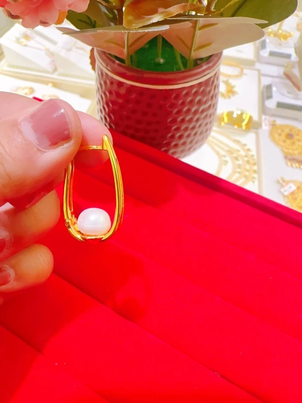 合金耳饰 RMG耳环 قاپلىما ئالتۇن مەرۋايىت ھالقا