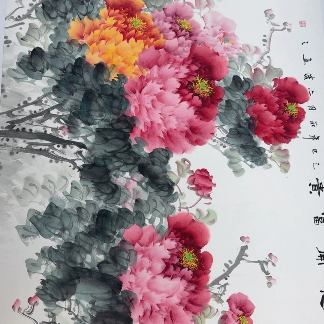 国画国画作品山水花鸟纯手绘