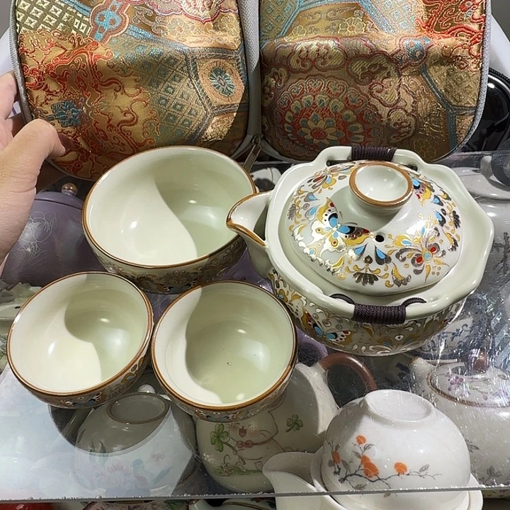 颜瓷茶器闪购链接550带茶盘