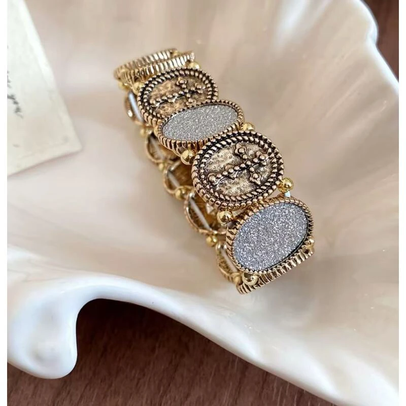 vintage中古 【星尘】 铜  女士 手镯 ZG0388