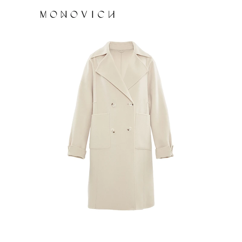 【商场同款】绵羊毛100% 大衣8422280767