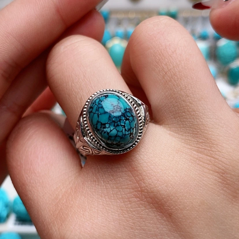 【闪购商品】绿松石珠宝奇石银S925镶嵌