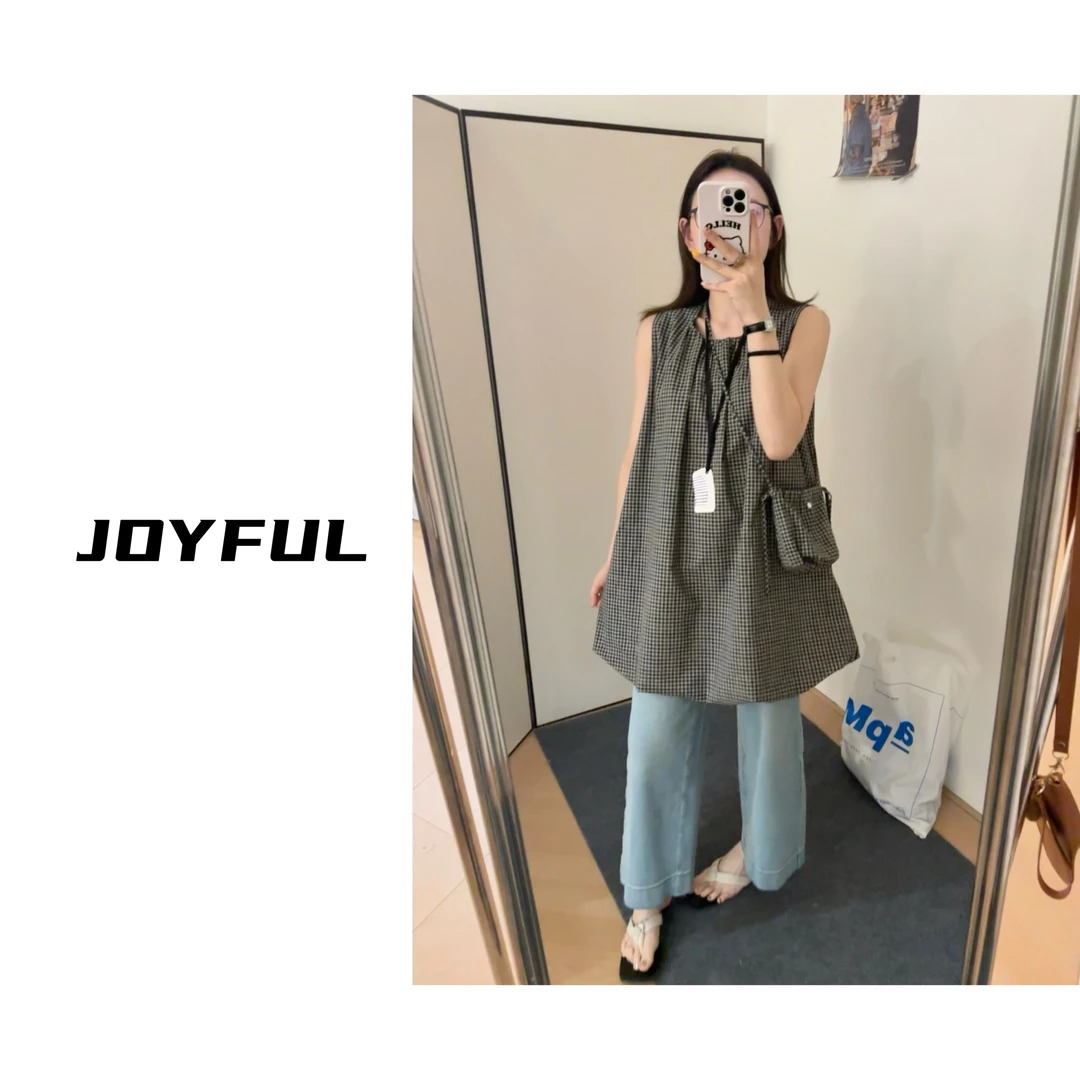 LELE-【浪漫回放】2025新款韩版花苞夏季带包衬衫纯色