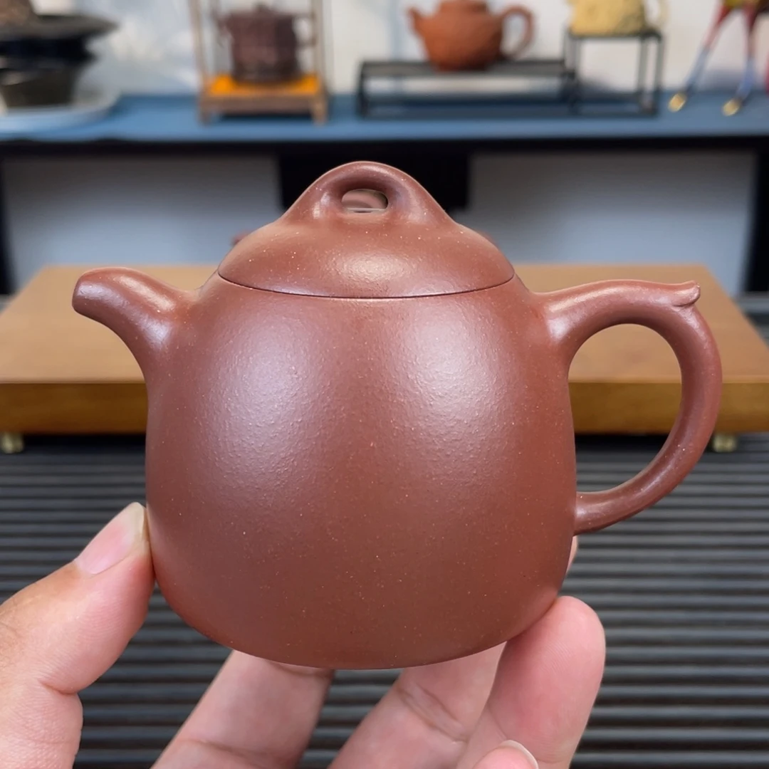 茶壶紫砂中槽青秦权170cc