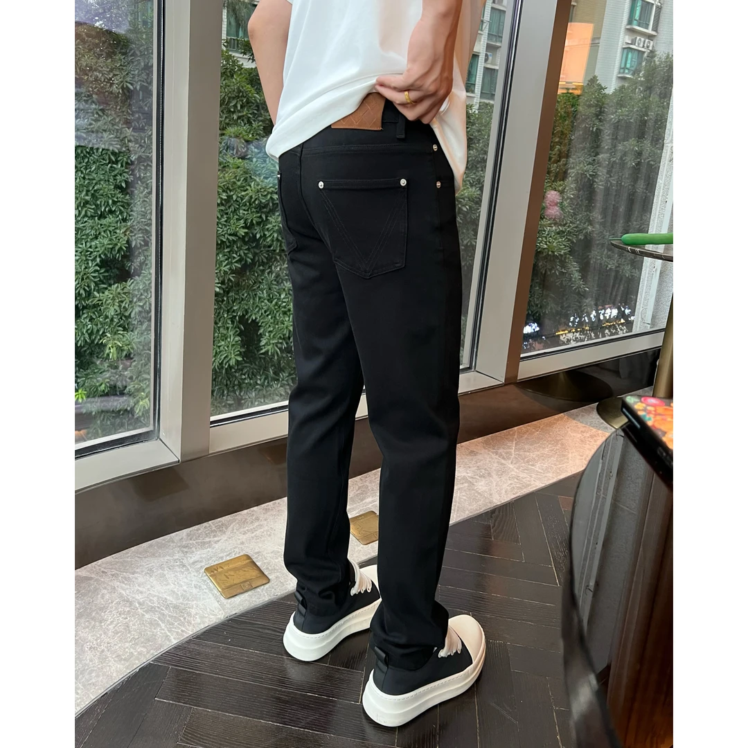 【黑色四面弹】李查德早秋痞帅男装莱塞尔高弹舒适百搭直筒牛仔裤