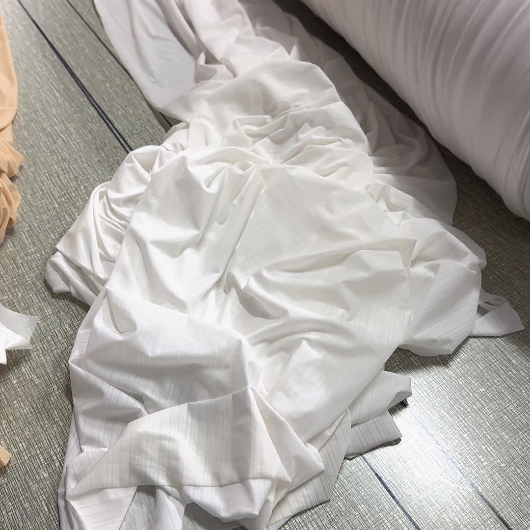 棉458号三米白色冰丝面膜