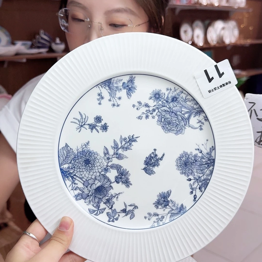 骨瓷27cm一个大盘瑕疵品不忒不还