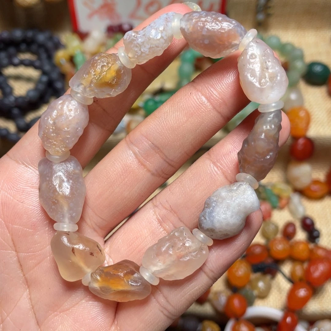玛瑙/玉髓手链合金