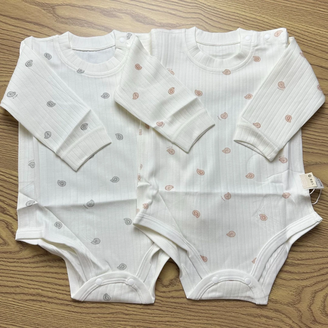 YME新生儿四季款长袖三角爬服