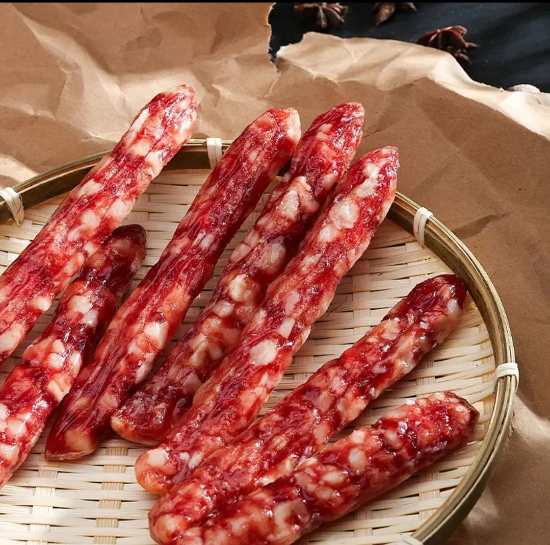 【腊百香】正宗广式腊肠三七肥廋中山黄圃腊味微甜酒香腊肠煲仔饭