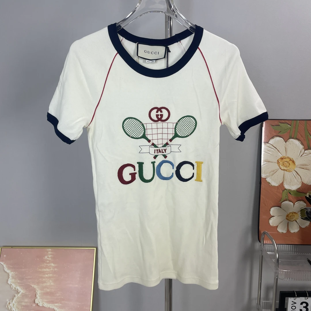 全新未使用 GUCCI/古驰 Gucci 白色 短袖 全新 XS码 A6338