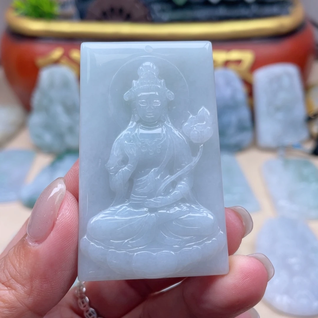 颈饰未镶嵌翡翠大势至